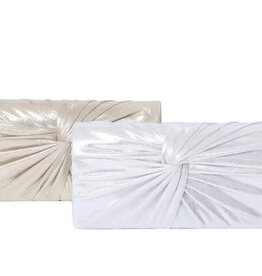 Satin Bow Clutch Evening Bag