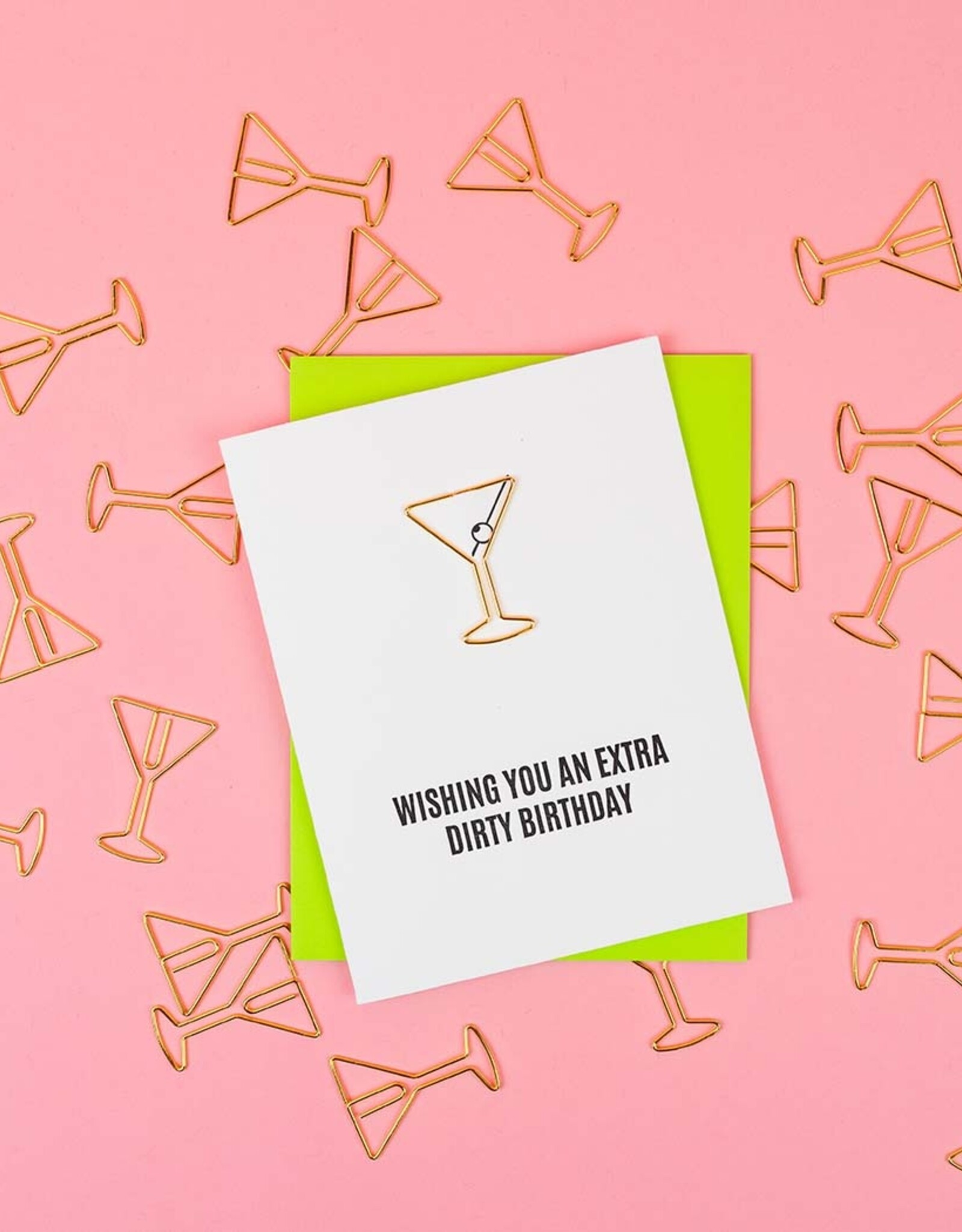 Extra Dirty Birthday Paperclip Card