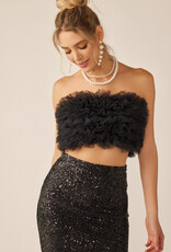 Mesh Tulle Tube Top