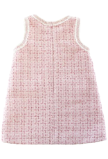Girls' Sequin Tweed Dress - Pink