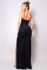 Deep V Bustier Gown