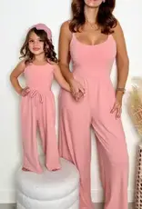 Mommy & Me Pink Jumpsuit - Toddler