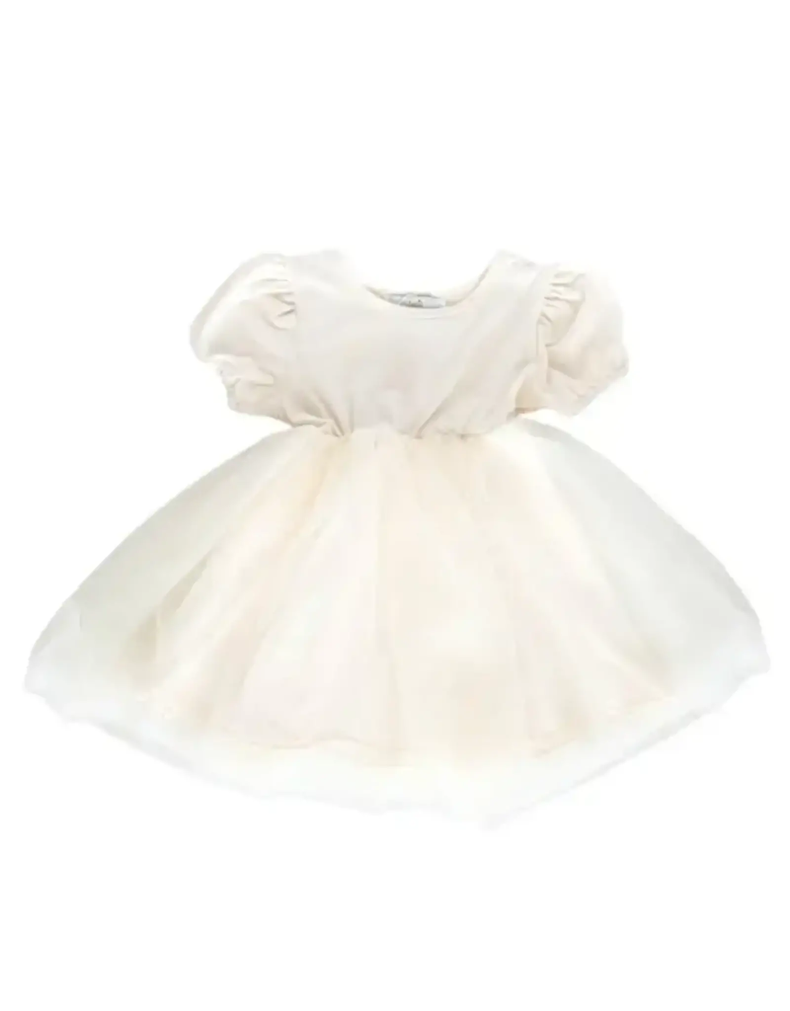 Infant Puff Sleeve Tutu Dress