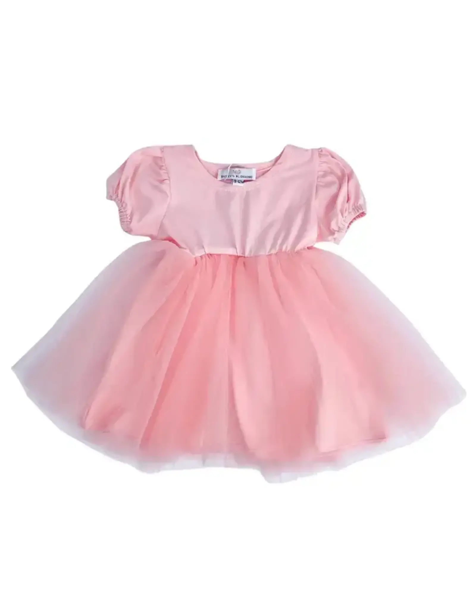 Infant Puff Sleeve Tutu Dress