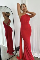 Open Back One Shoulder Multi Way Gown