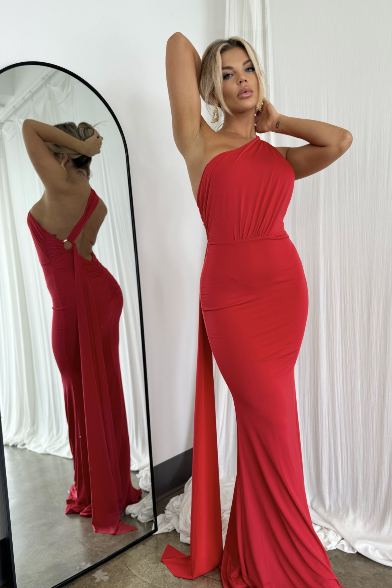 口コミ サイト 商品 Open Back Pinktini - Gown Way Multi Shoulder One ワンピース