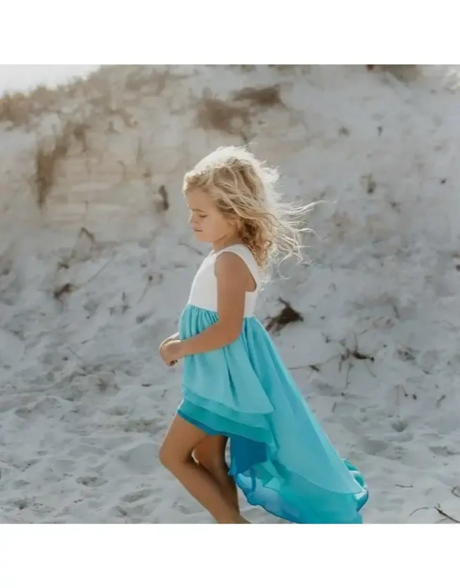 Ombre high low dress hot sale