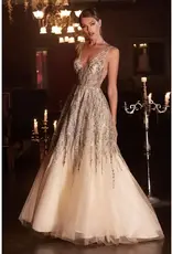 Ombré Shimmer Ball Gown