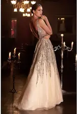 Ombré Shimmer Ball Gown