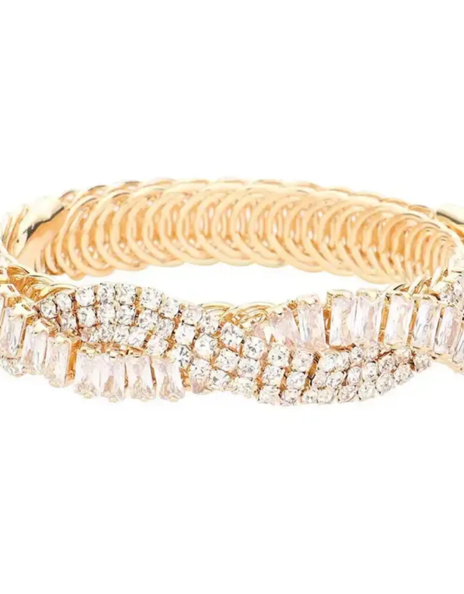 CZ Pave Statement Bracelet