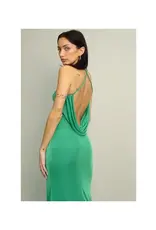 Gucci Green Low Back Gown