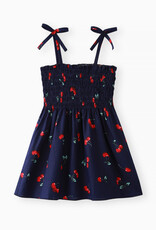 Infant Cherry Print Dress 100% Cotton