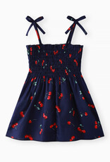 Infant Cherry Print Dress 100% Cotton