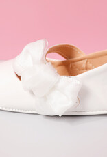 Infant/Toddler Faux Patent Leather Dress Shoes - White
