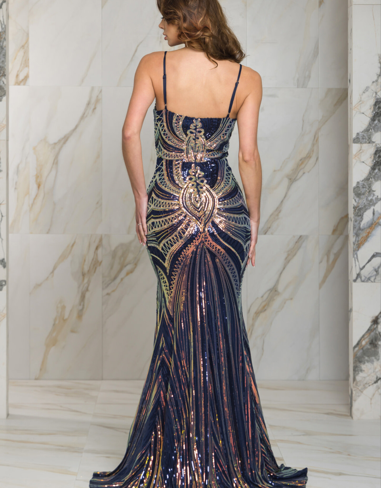 Mesh sequin dress discount