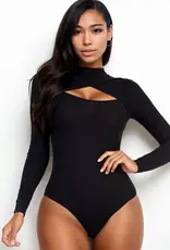 Front Cut-Out LS Bodysuit