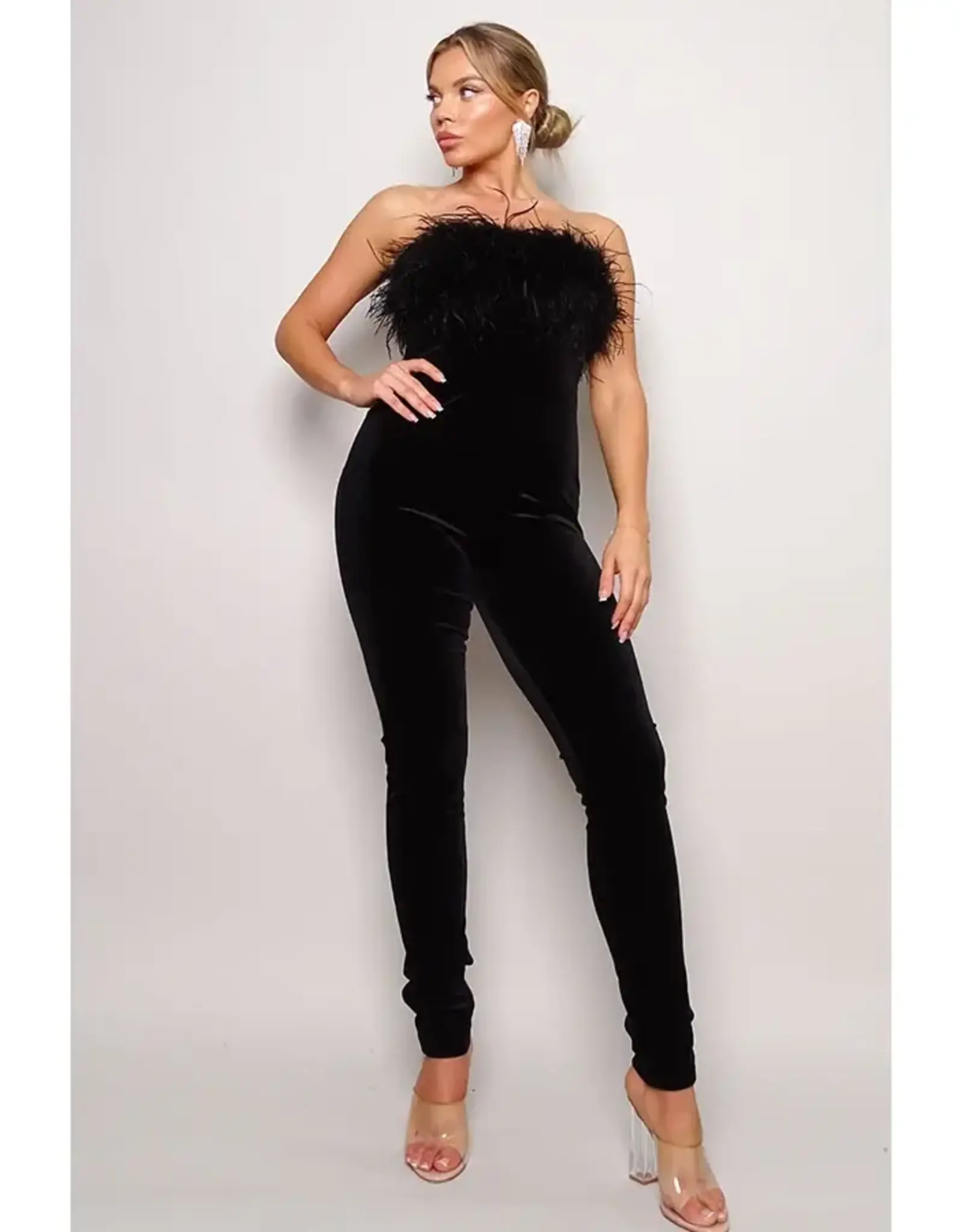 Feathers & Velvet Jumpsuit