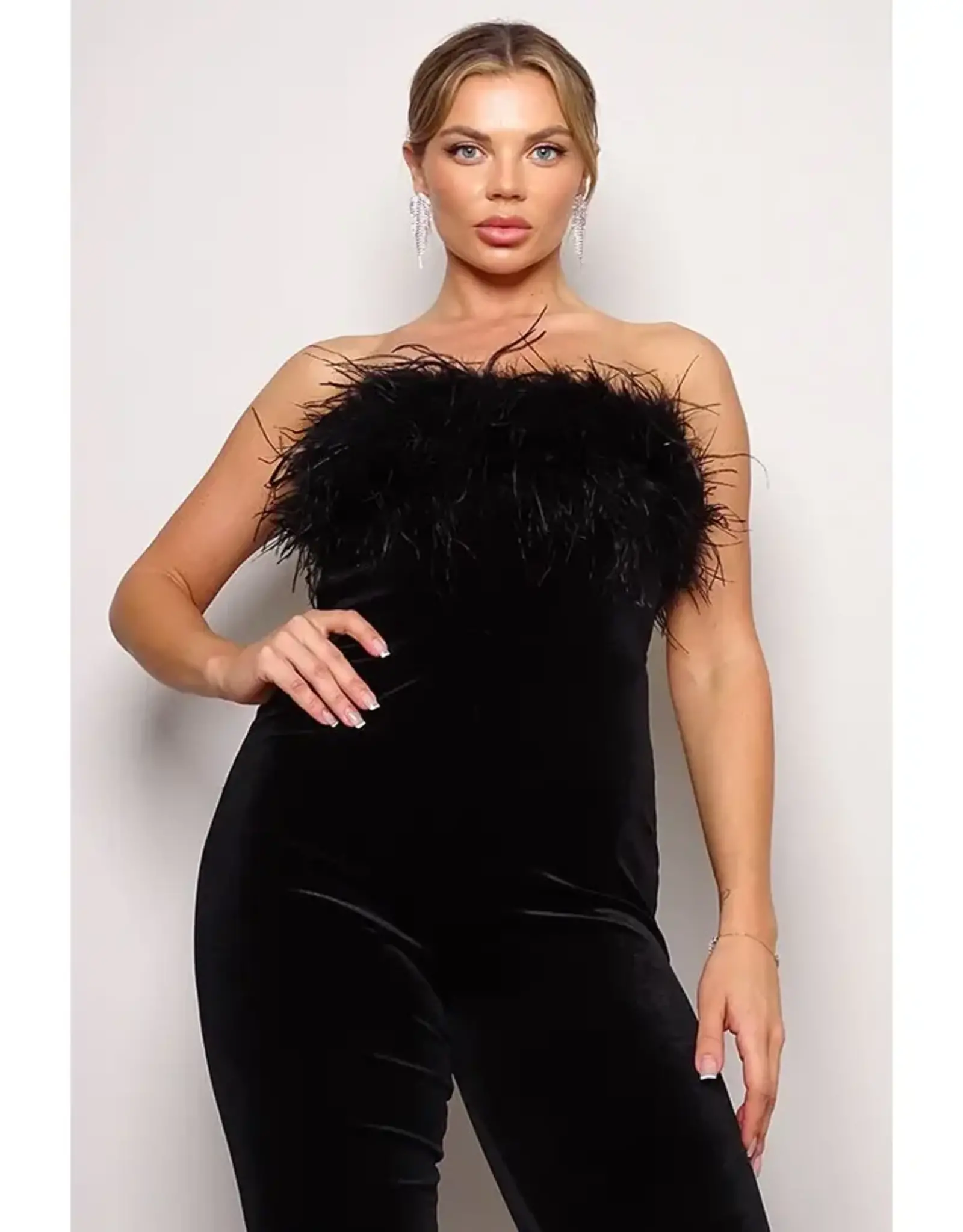 Feathers & Velvet Jumpsuit