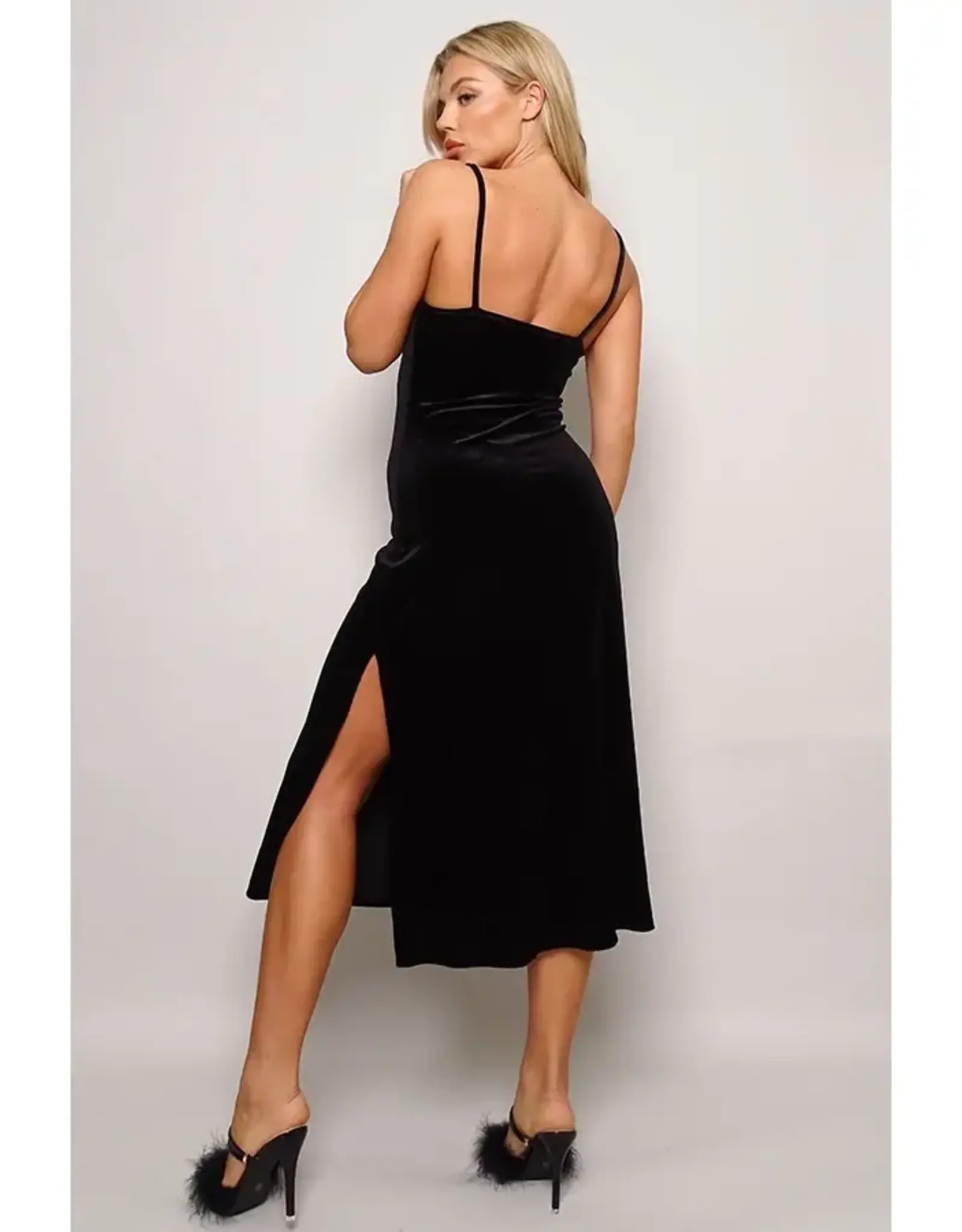 Velvet Slip Dress