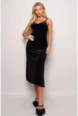 Velvet Slip Dress