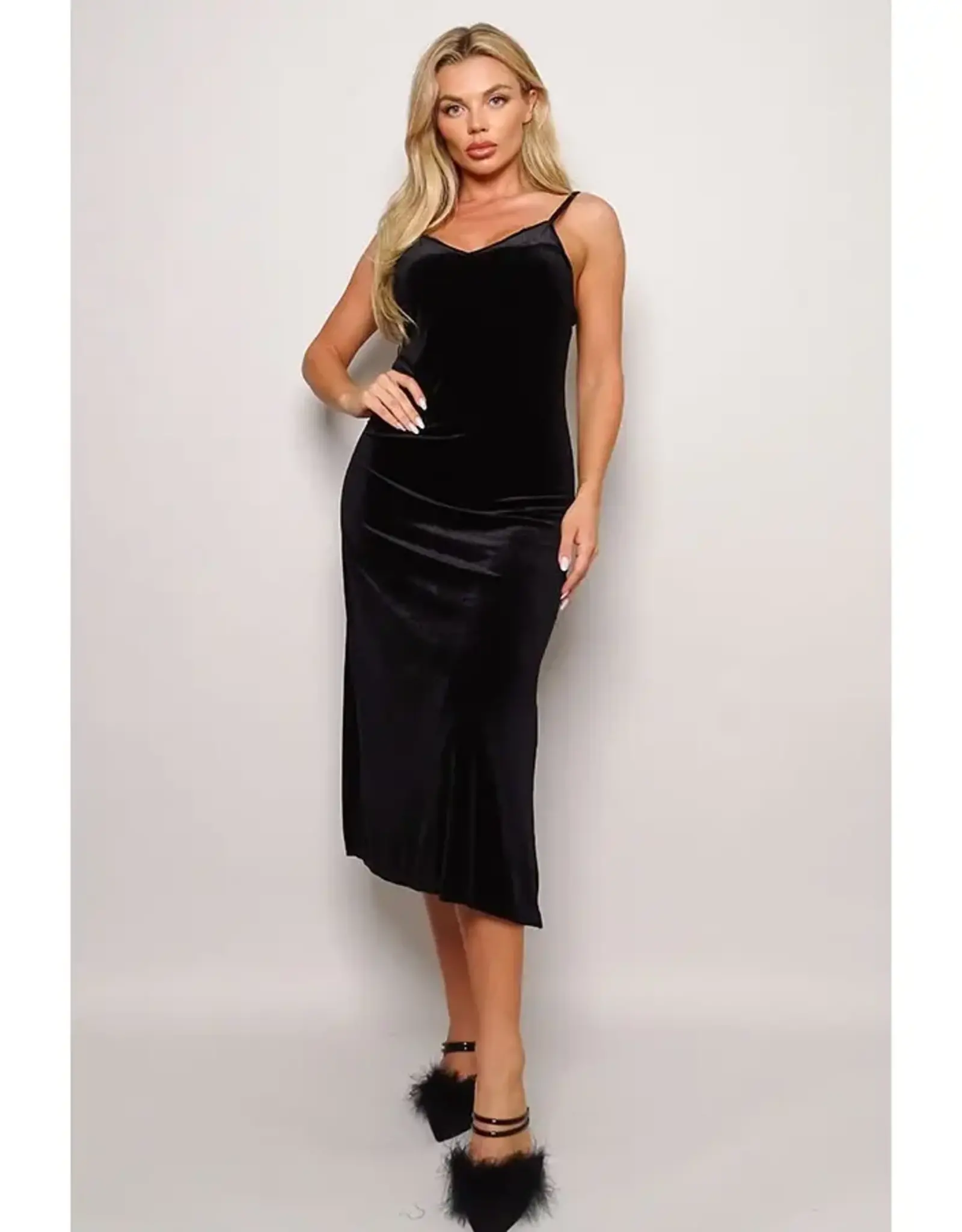 Velvet Slip Dress