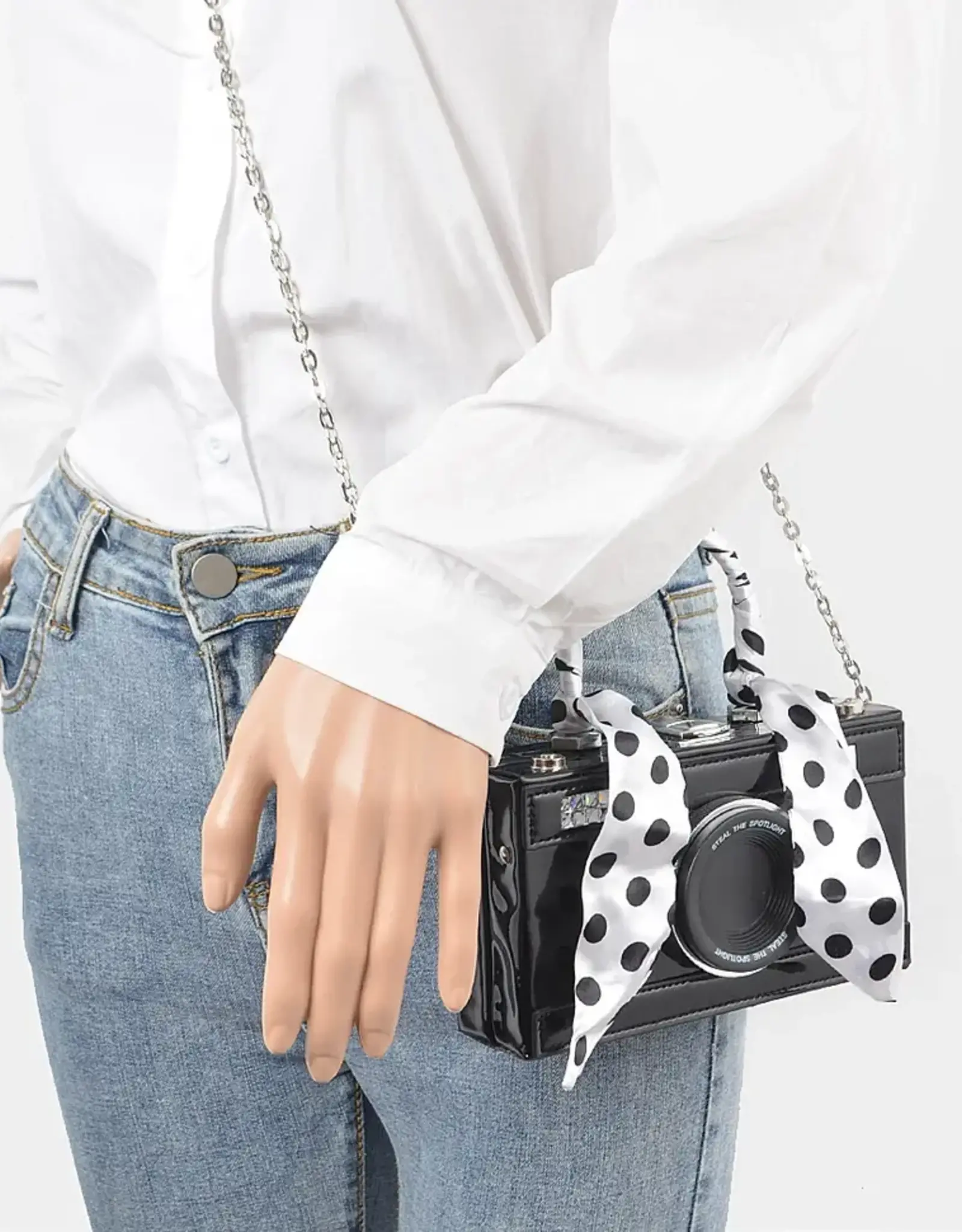 Mirror Camera Clutch Handbag