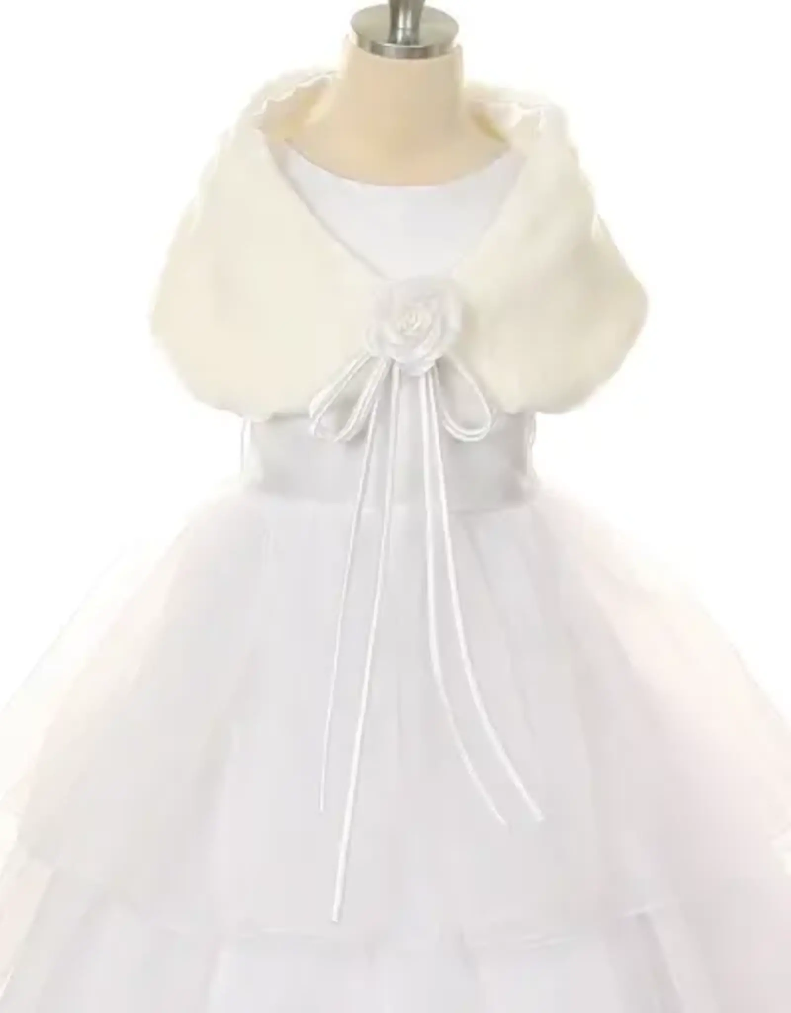 Girls' Faux Fur Shawl