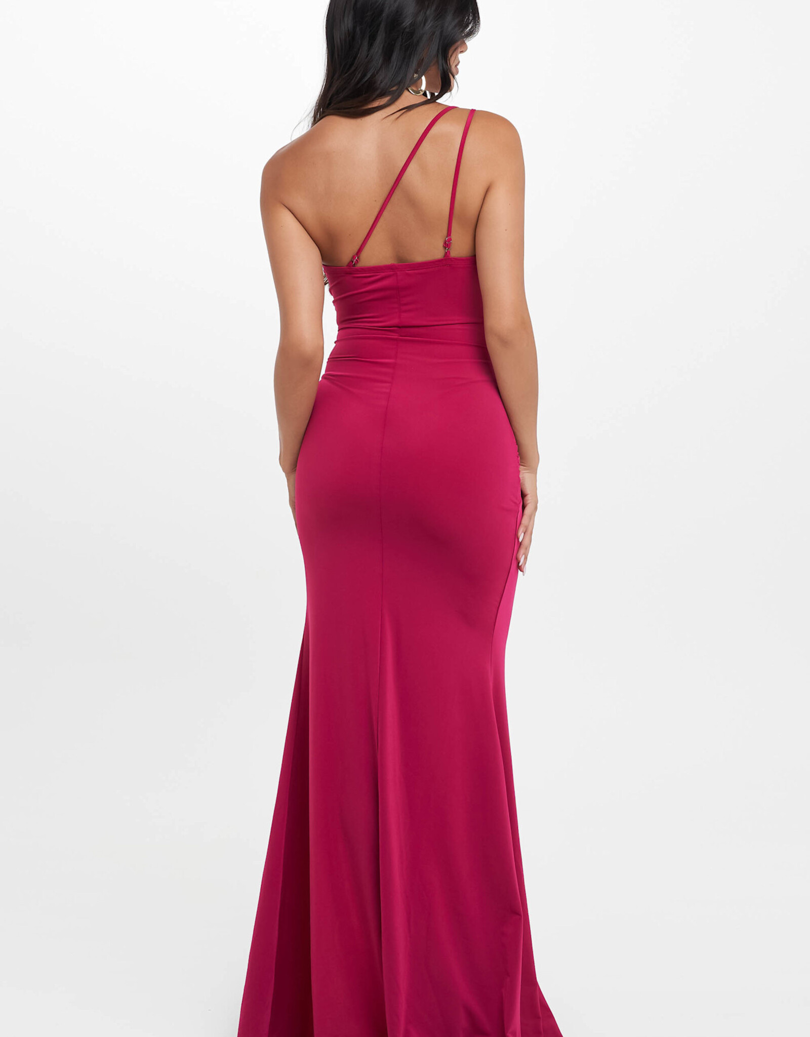 One Shoulder Goddess Gown