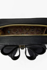 Vegan Leather Bow Box Crossbody Bag