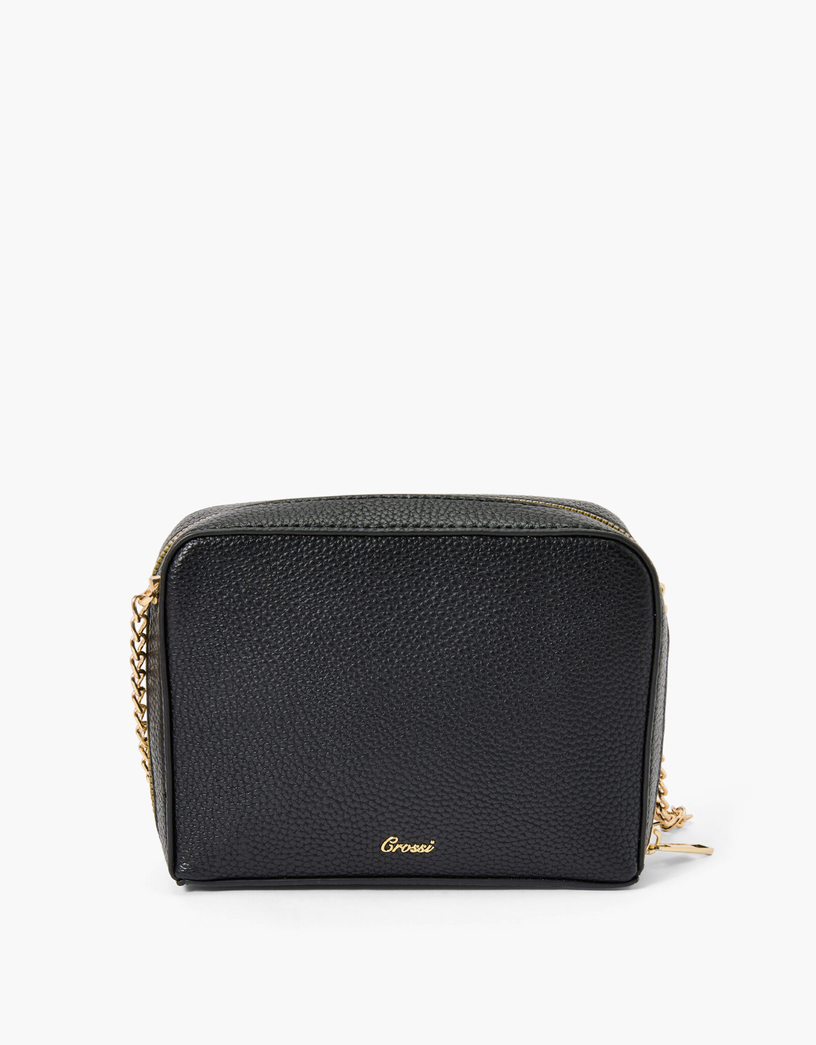 Vegan Leather Bow Box Crossbody Bag
