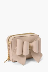 Vegan Leather Bow Box Crossbody Bag