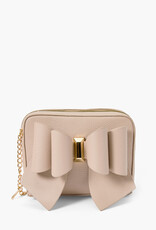 Vegan Leather Bow Box Crossbody Bag