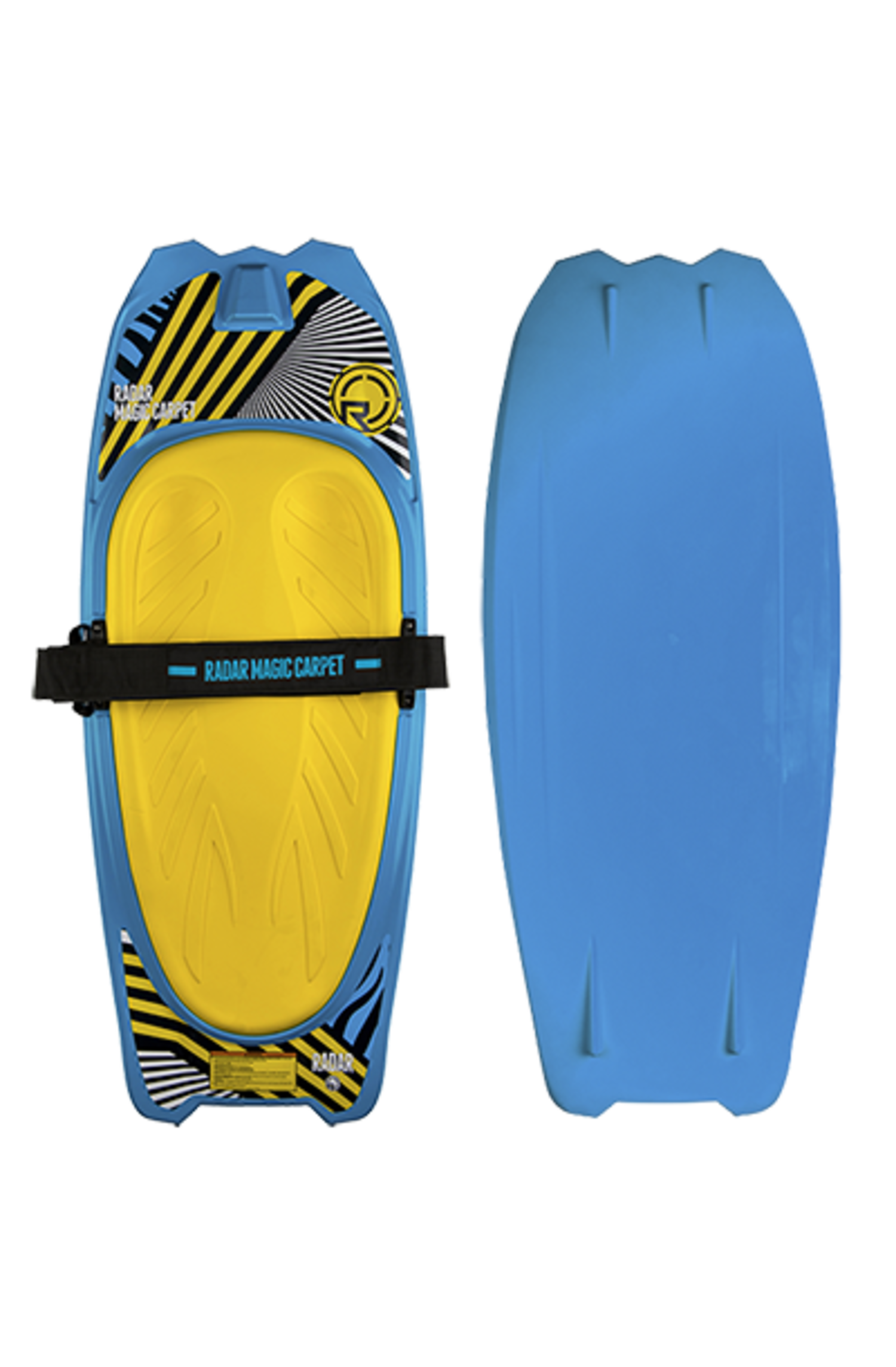 Radar Magic Carpet Kneeboard-Blue/Yellow - NorthLine - Home of Boardsports  & Sport Swap