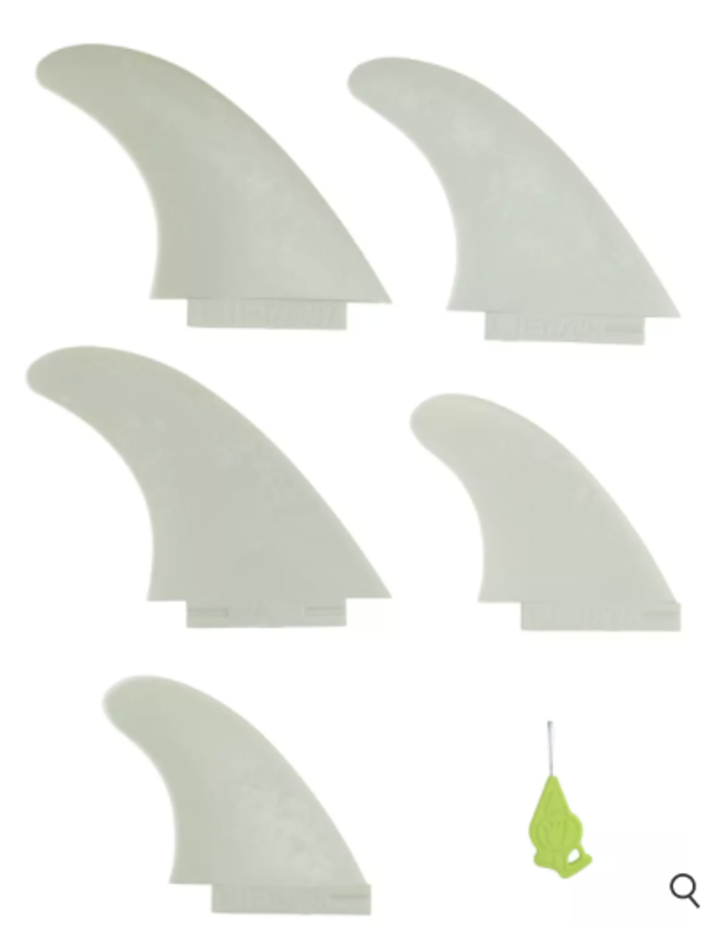 【SURF FIN】9ft three weather 3.5 Flux Surf Fin Set w/Key - Pair