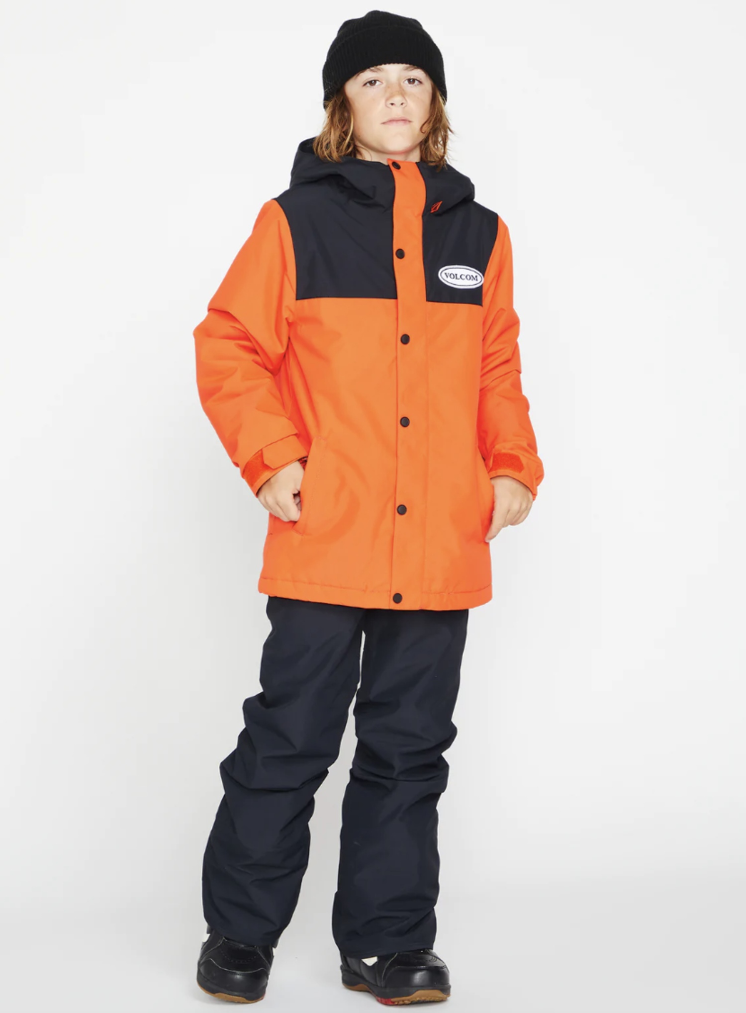 Volcom Kids Stone.91 INS Jacket - Orange Shock