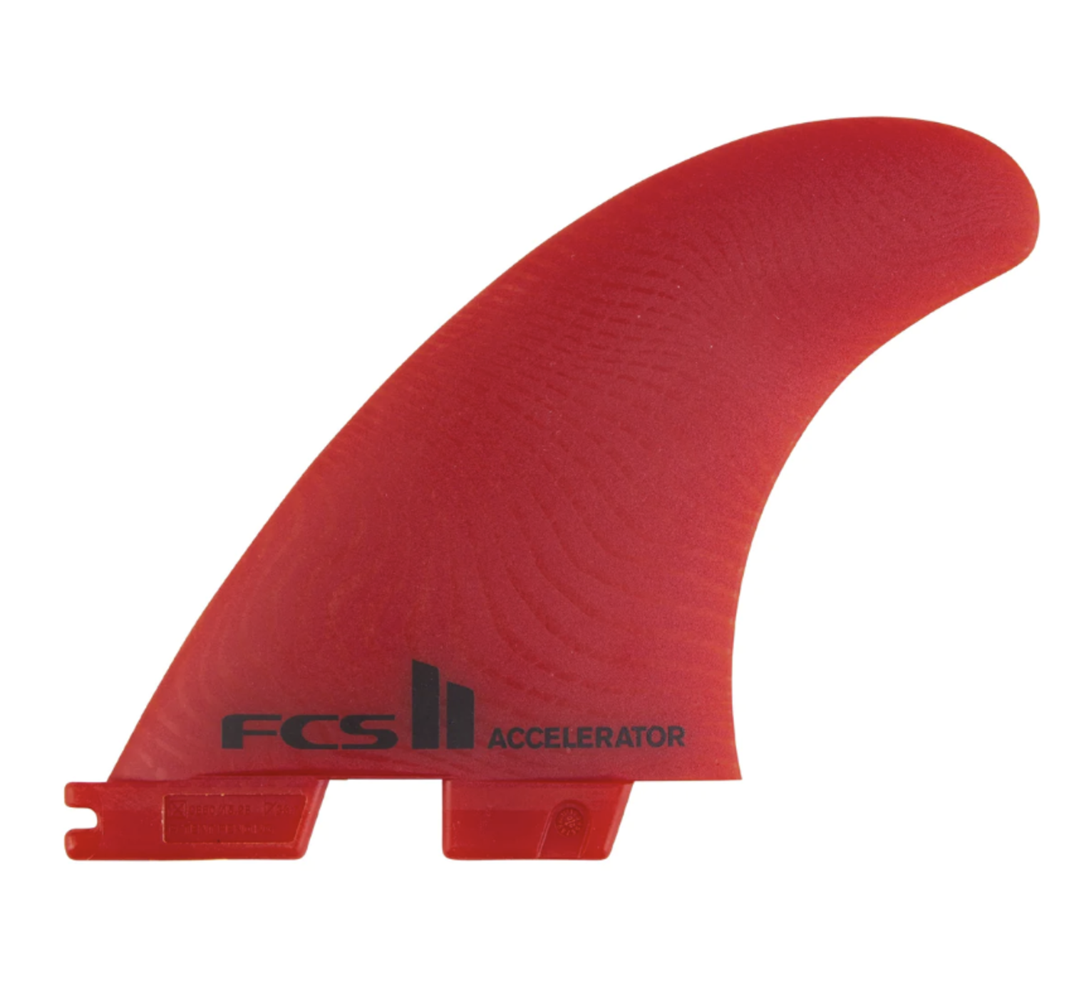 FCS FCS II Accelerator Neo Glass Red Tri Fins - Medium