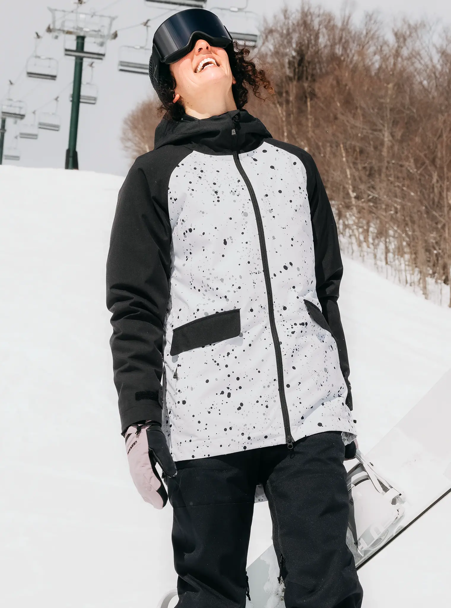 Burton Lalik snowboard jacket S sizeサイズM=L