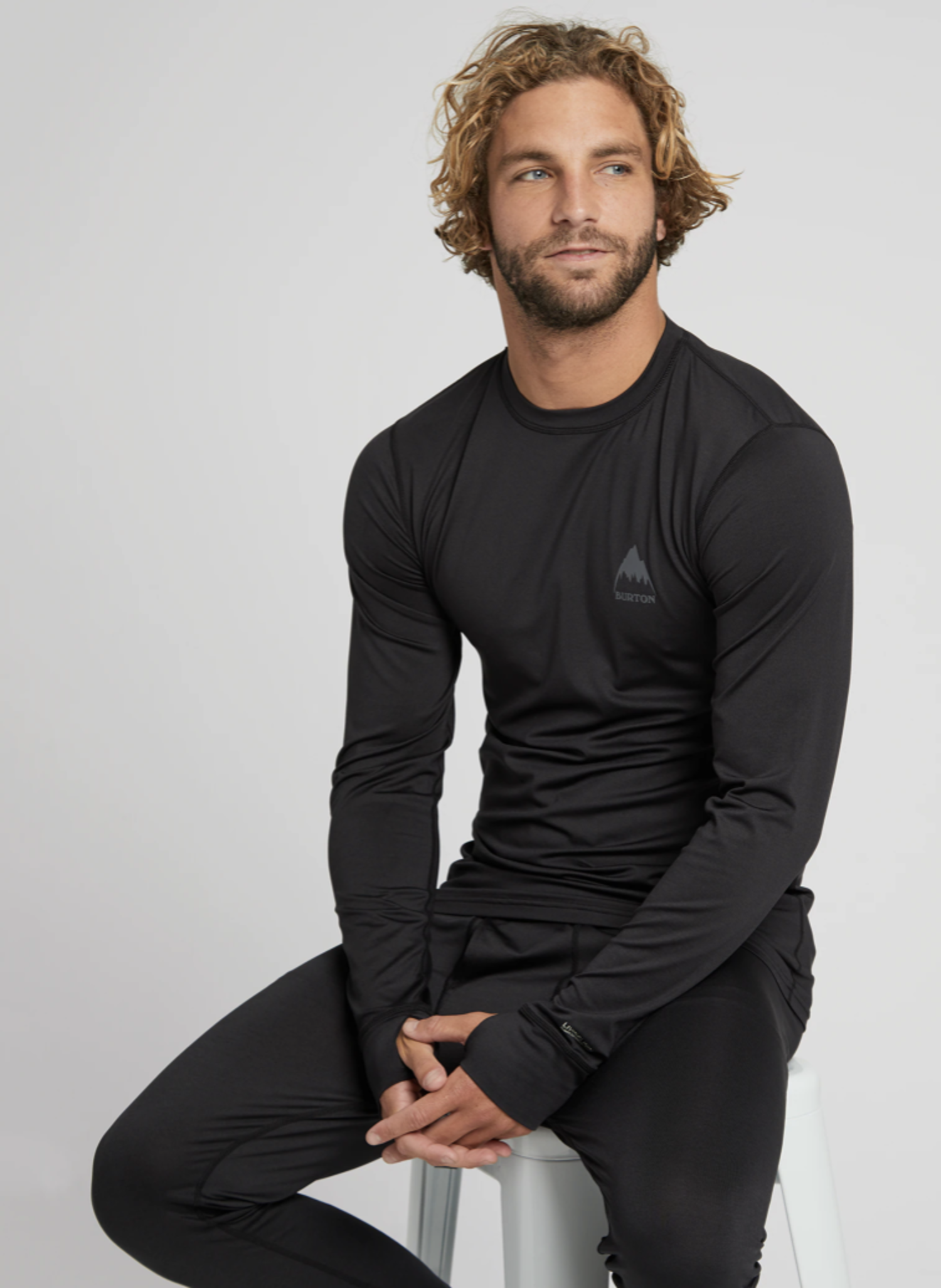 Burton Burton Men s Lightweight X Base Layer Crewneck Black NorthLine Sports Toronto Expert Advice for Maximum Fun