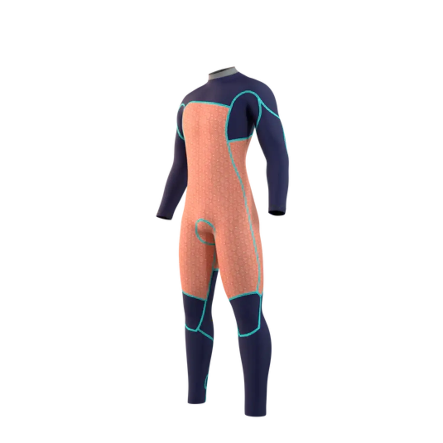 Mystic Majestic Fullsuit 5/4mm Front Zip - Cypress Green