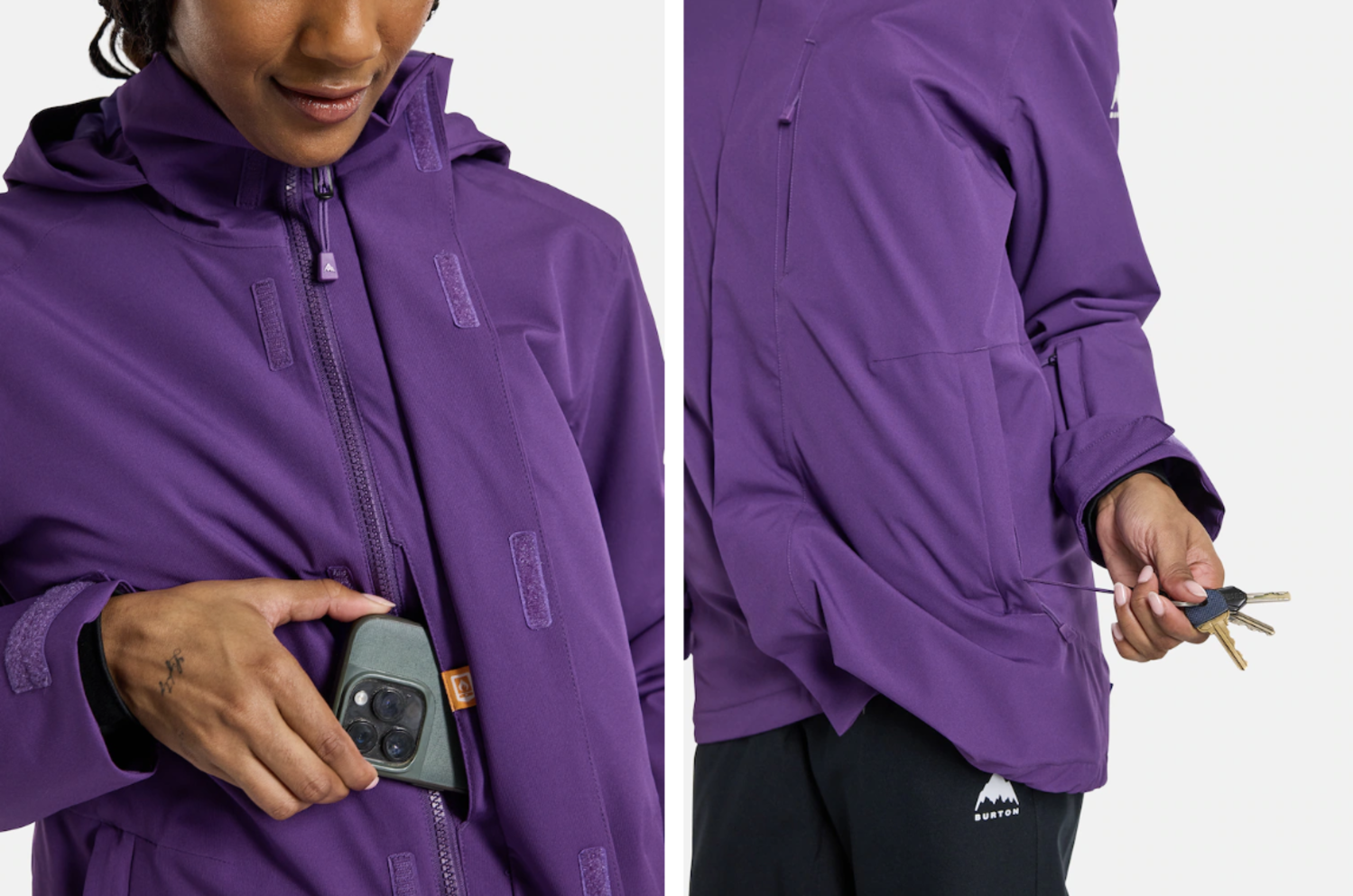 Burton - Women's Jet Ridge Jacket - Imperial Purple - NorthLine Sports