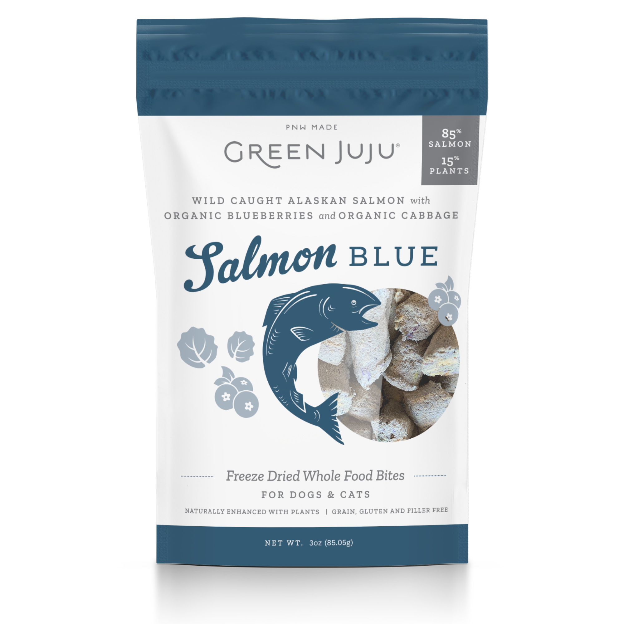 Green Juju Green Juju Whole Food Bites Salmon Blue