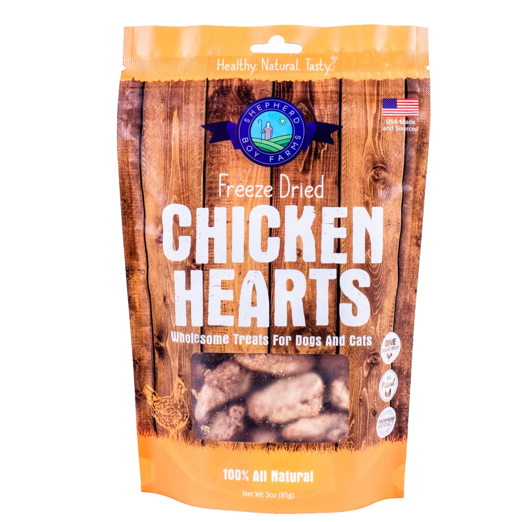 Shepherd Boy Farms Shepherd Boy Farms Freeze-Dried Chicken Hearts