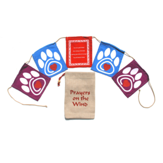 Pet Prayer Flags With Paw Prints