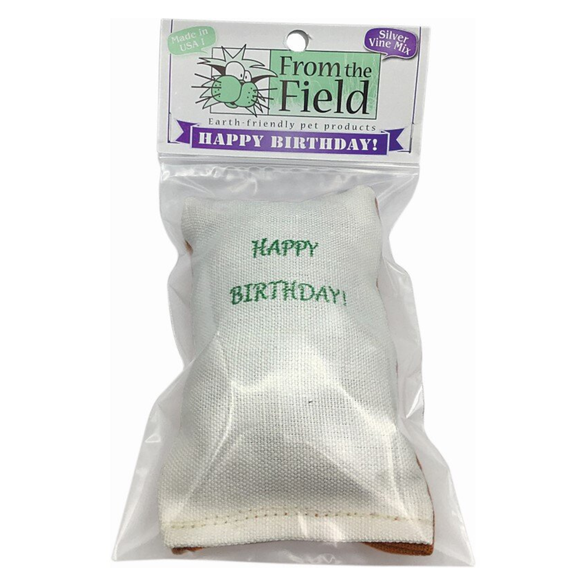 From The Field Happy Birthday Catnip Toy