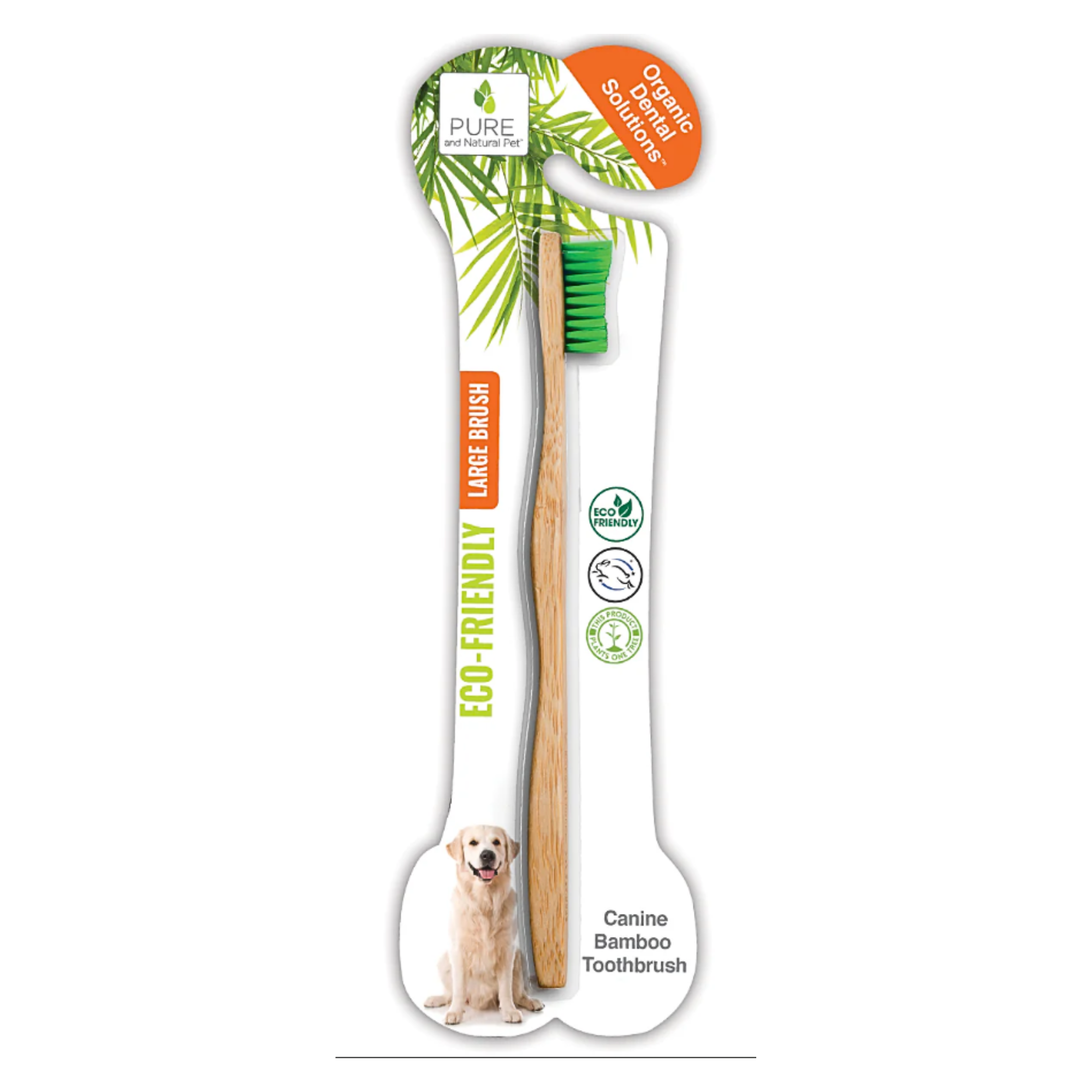 Pure Natural Pet Bamboo Toothbrush