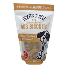 Healthy Hound Products Dexter's Peanut Butter Coconut Biscuits