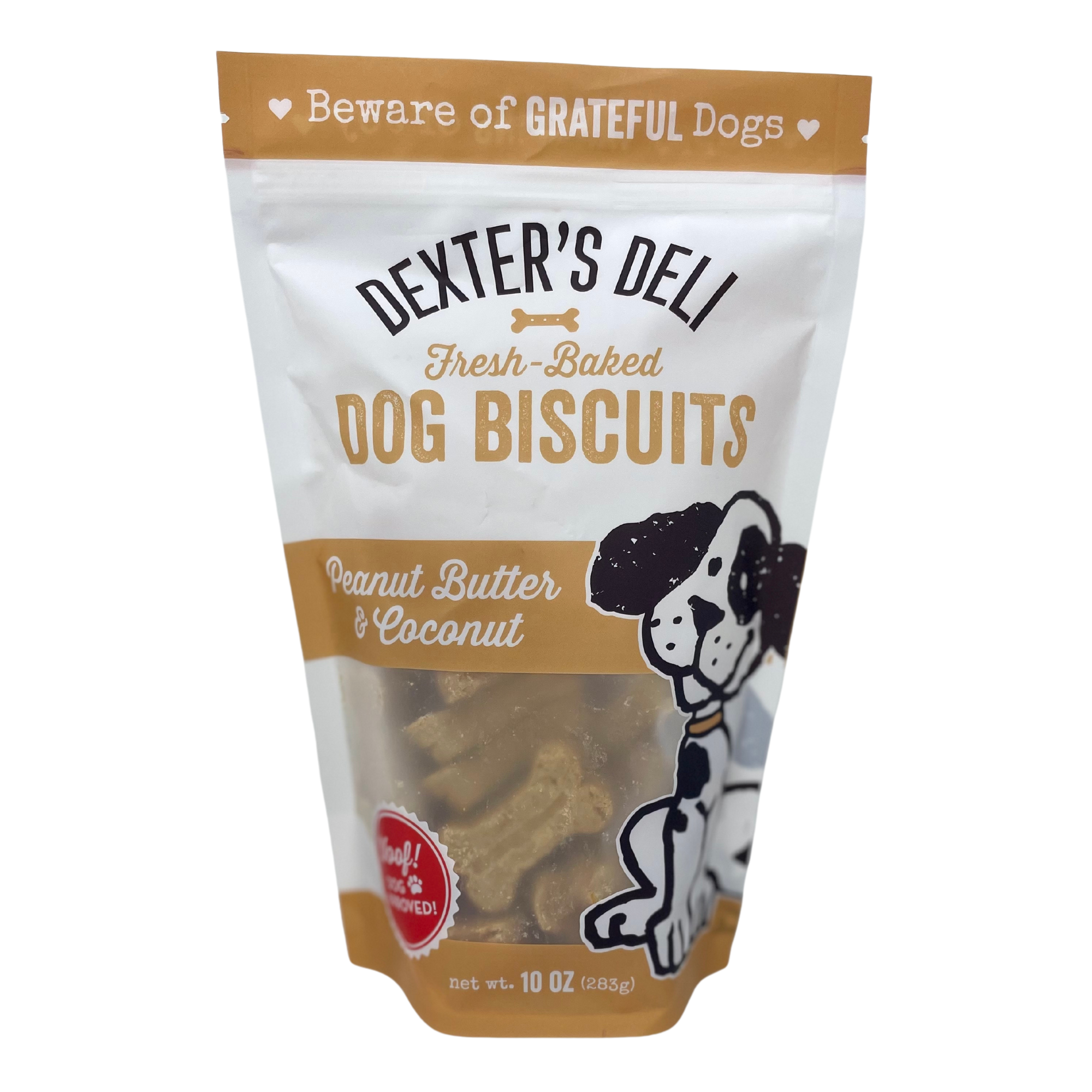 Healthy Hound Products Dexter's Peanut Butter Coconut Biscuits