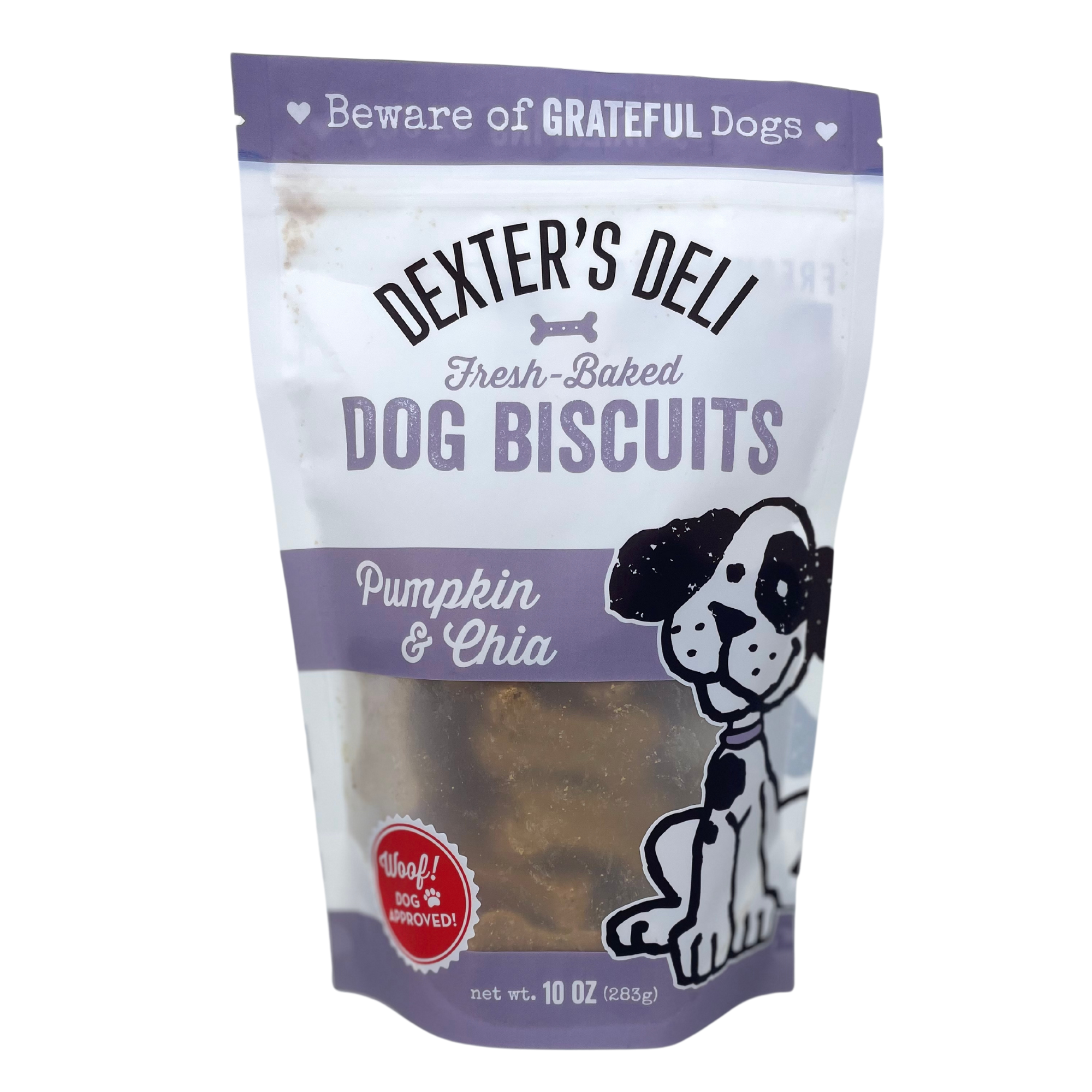 Healthy Hound Products Dexter's Pumpkin Chia Biscuits