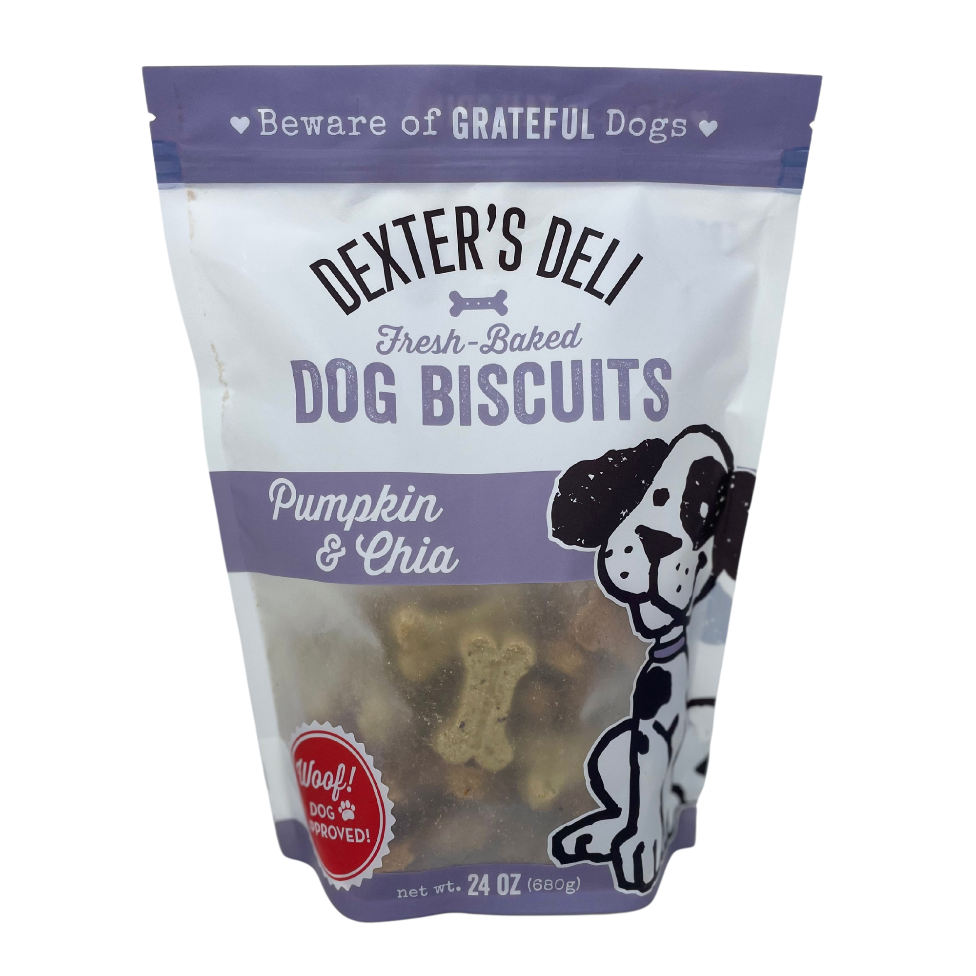 Healthy Hound Products Dexter's Pumpkin Chia Biscuits