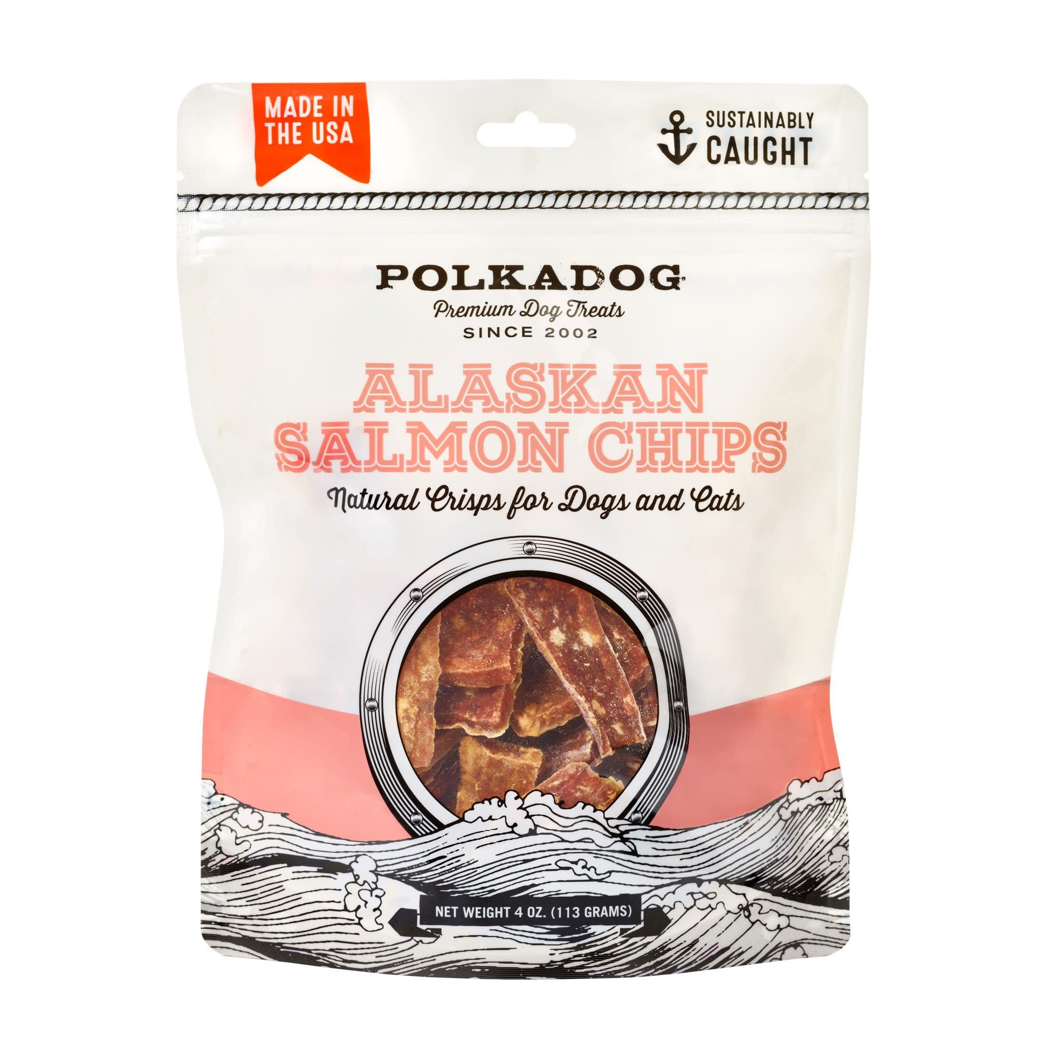 Polkadog Bakery Polkadog Alaskan Salmon Chips